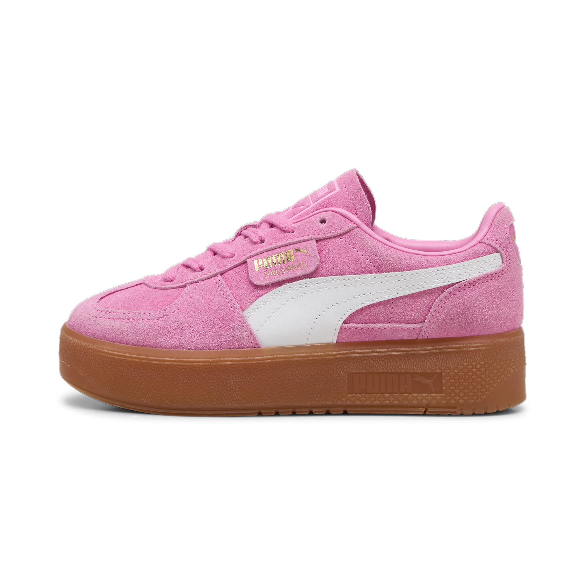 Puma Palermo Elevata Sneakers Damen Schuhe | Mit Plain | Pink Delight/Gum | Größe: 37