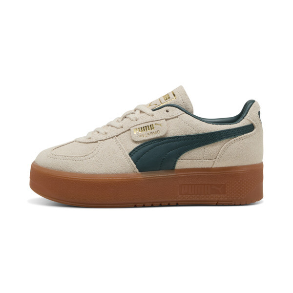 Zapatillas PUMA Palermo Elevata para Mujer En Alpine Snow/Verde Terrain