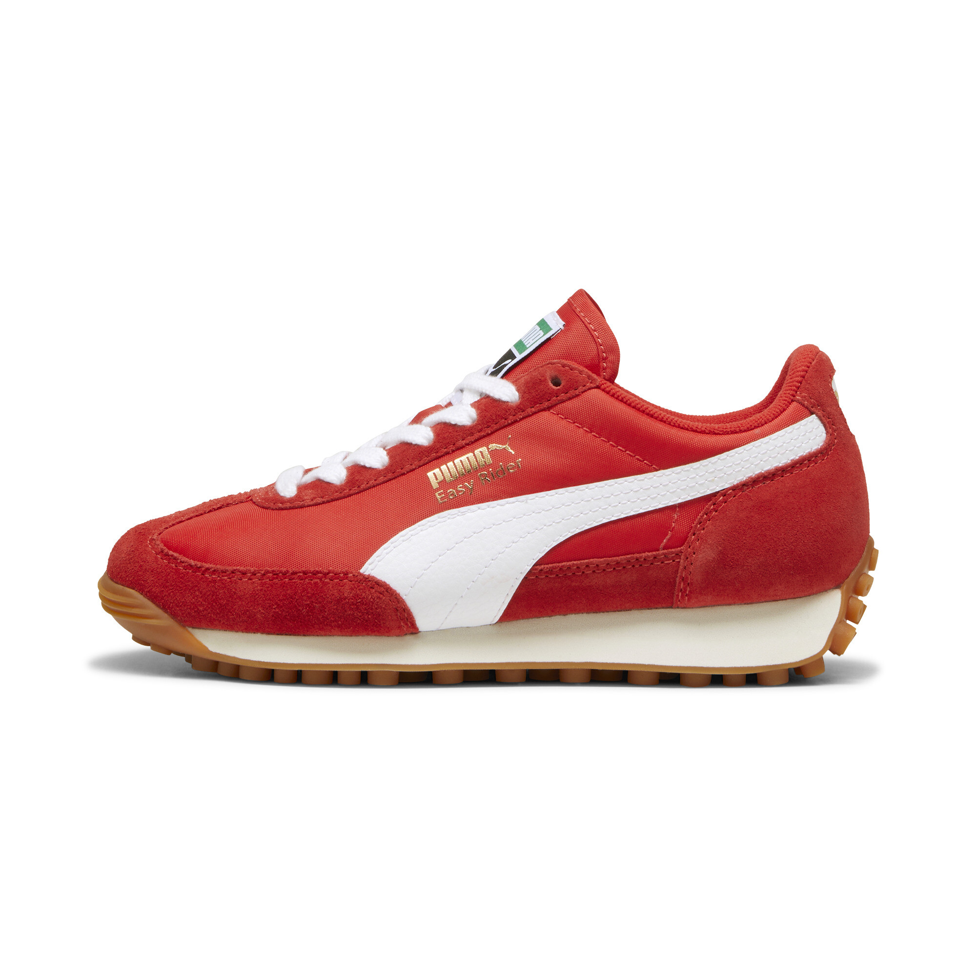 PUMA Easy Rider Vintage Big Kids' Sneakers in Red, Size 4