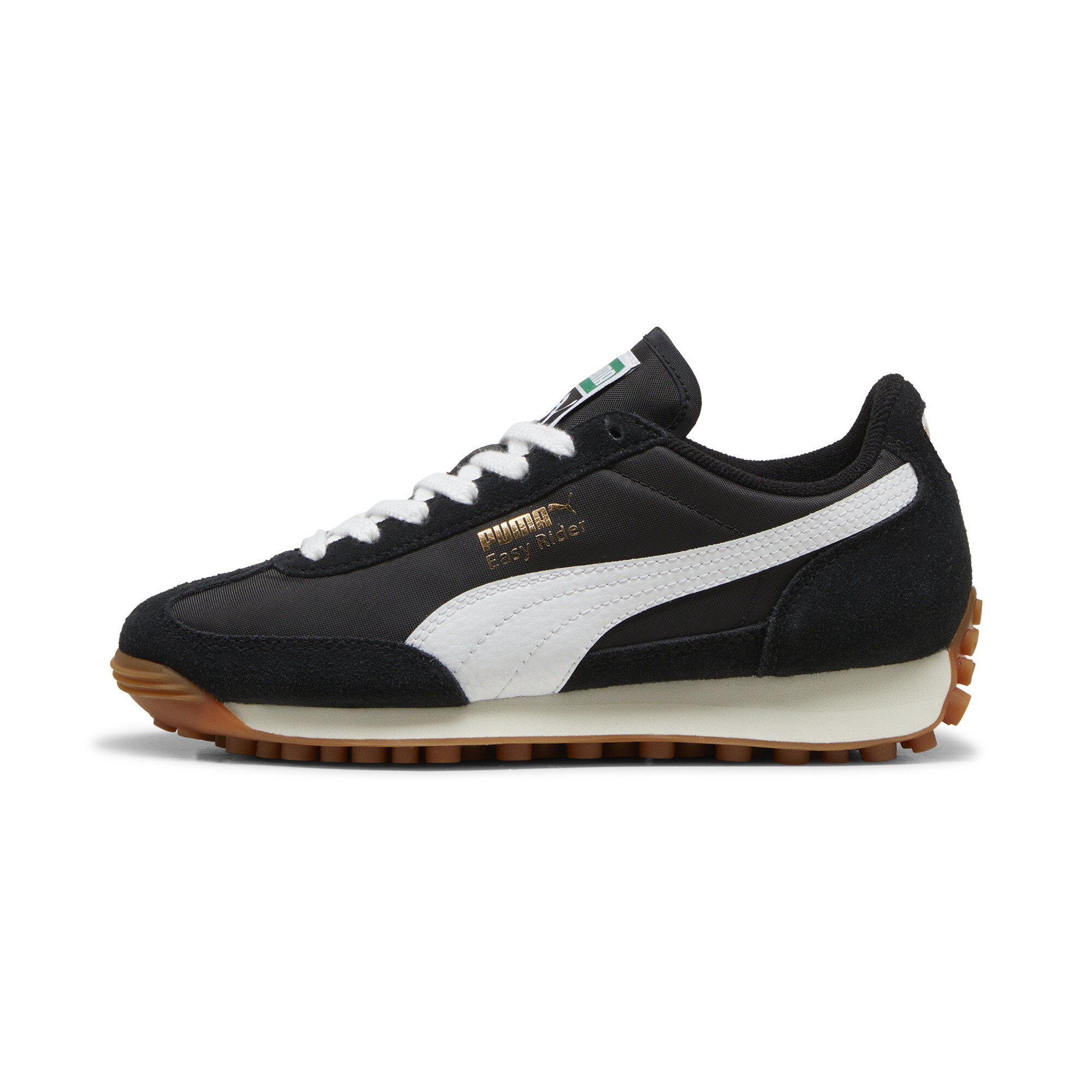 PUMA Easy Rider Vintage Big Kids' Sneakers in Black, Size 5.5