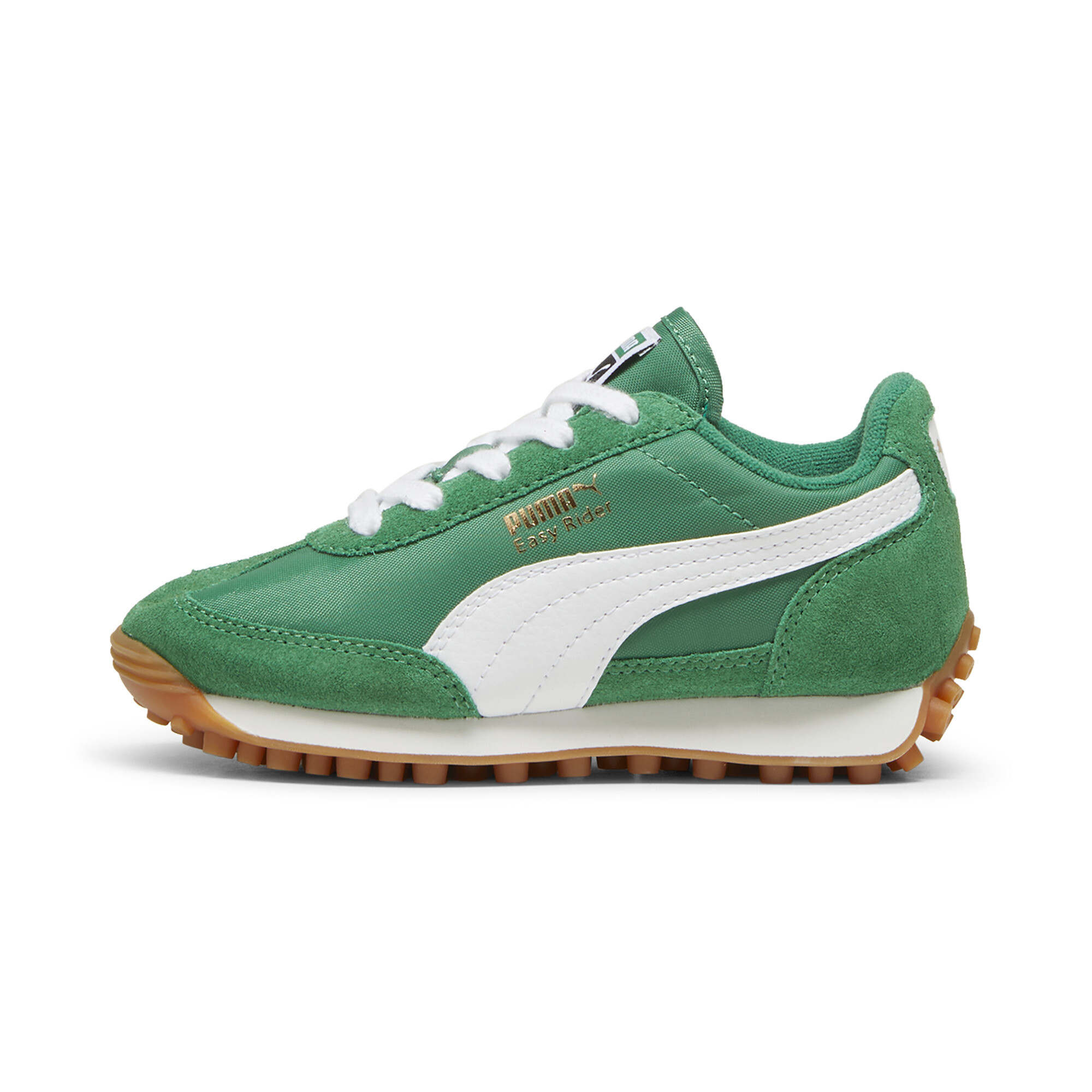 PUMA Easy Rider Vintage Little Kids' Sneakers in Green, Size 11.5