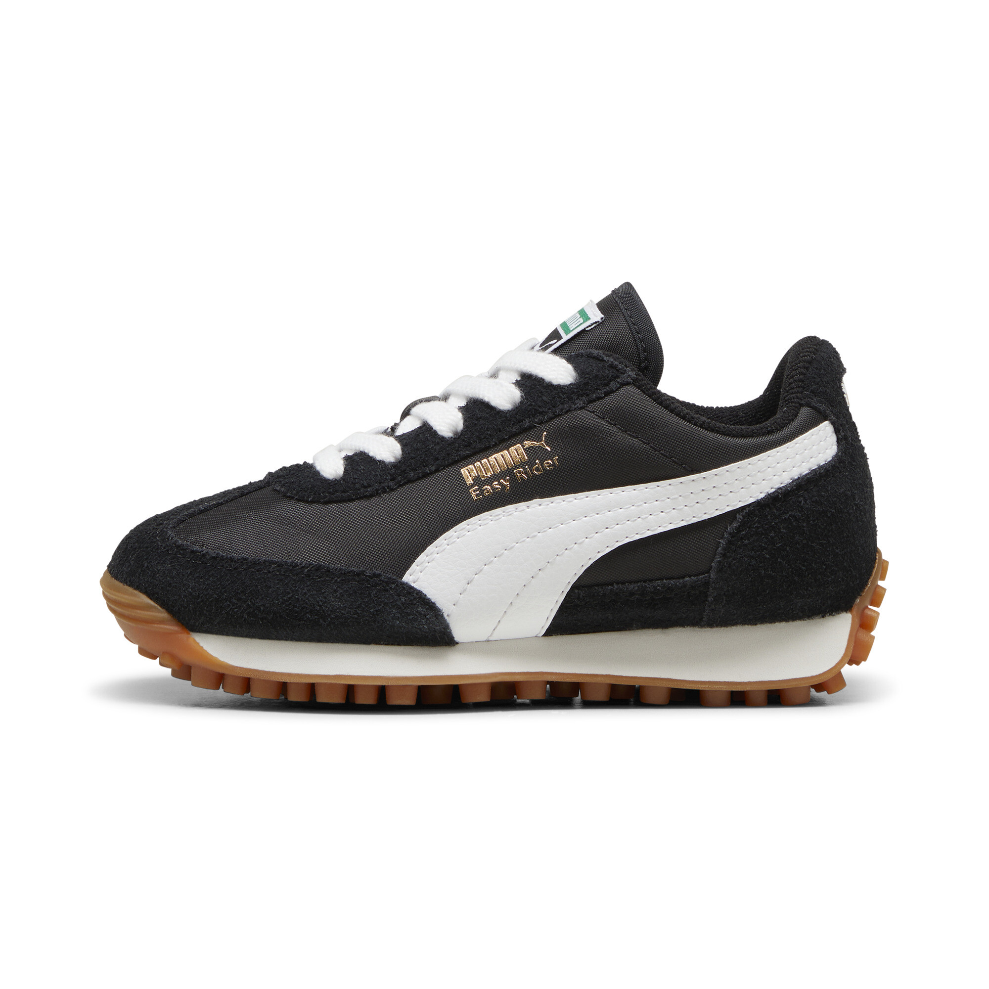 PUMA Easy Rider Vintage Little Kids' Sneakers in Black, Size 3