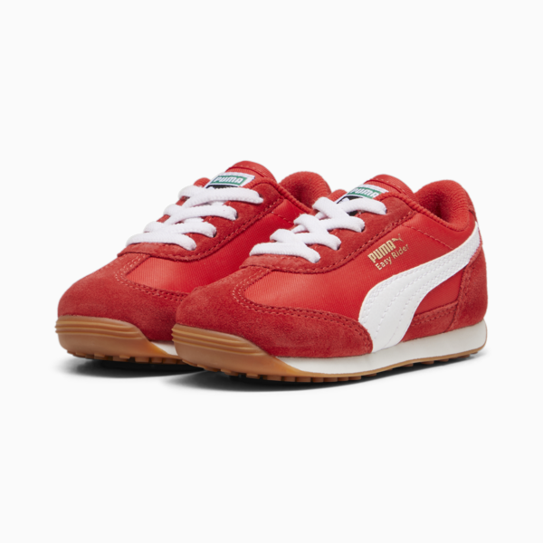 Easy Rider Vintage Sneakers Toddler, PUMA Red-PUMA White, large-ZAF