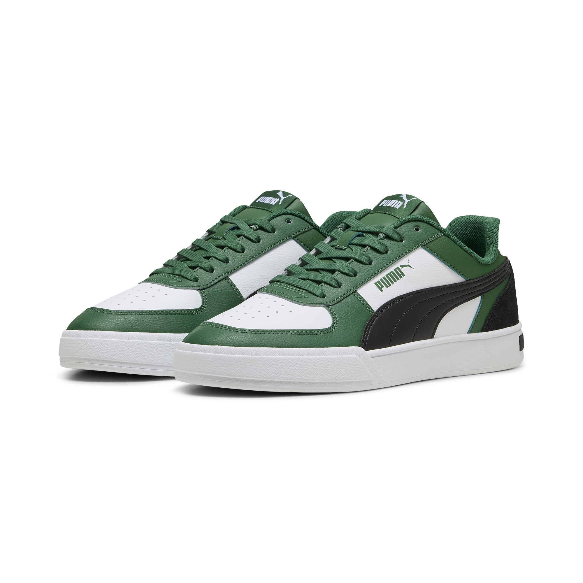 Puma Caven Mix Sneakers, Green, Size 39, Shoes