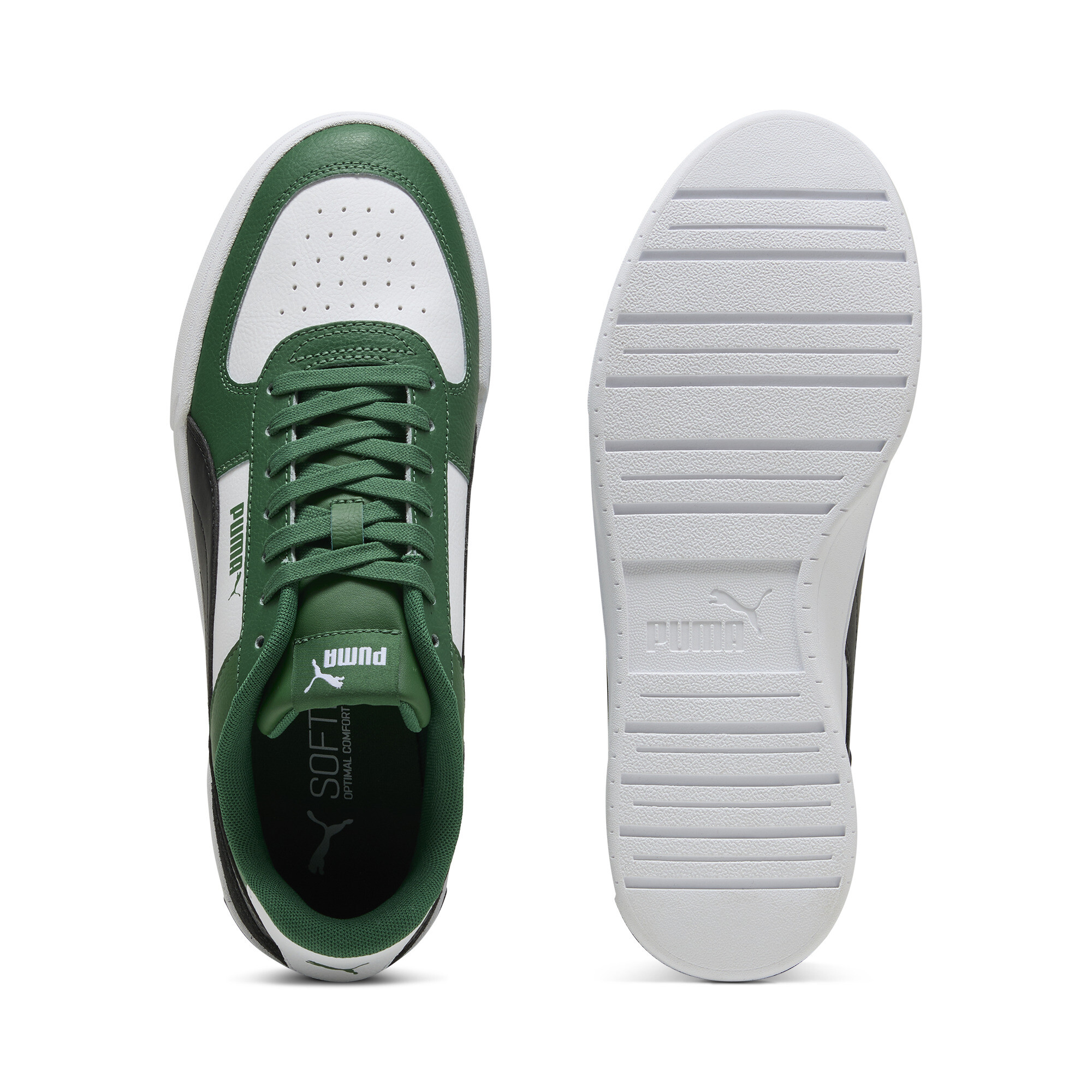 Puma Caven Mix Sneakers, Green, Size 39, Shoes