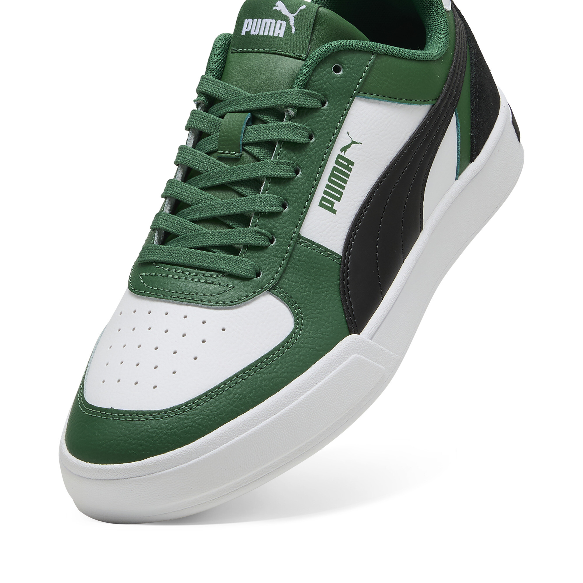 Puma Caven Mix Sneakers, Green, Size 39, Shoes