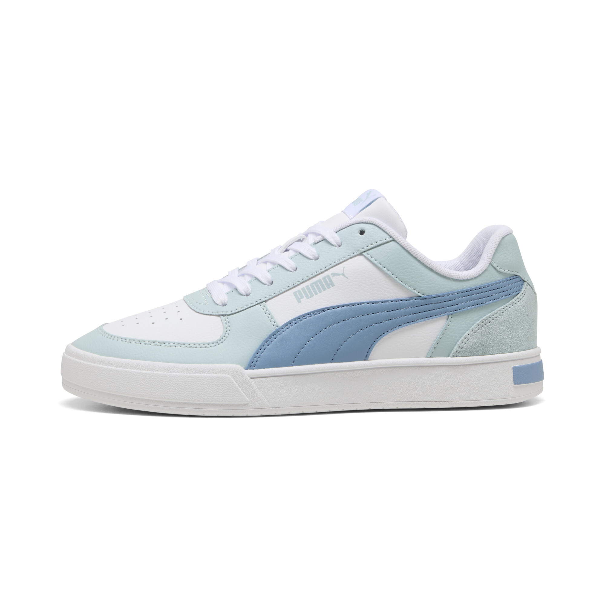 Puma Caven Mix Sneakers Schuhe | White/Zen Blue/Frosted Dew | Größe: 36