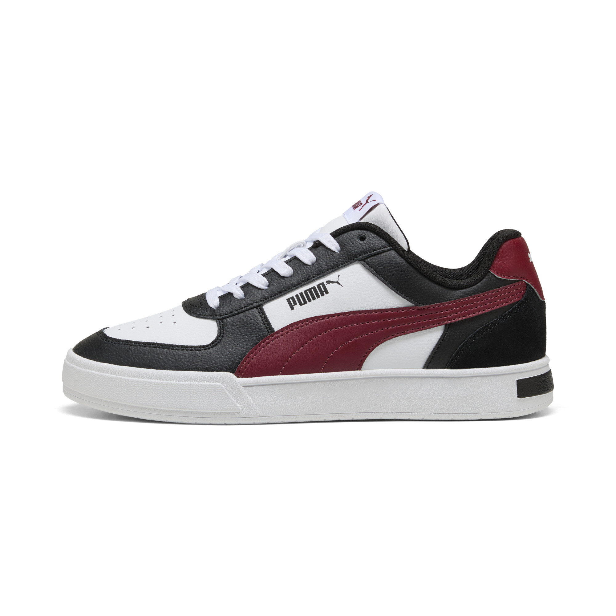 Puma Caven Mix Sneakers Schuhe | White/Intense Red/Black | Größe: 41