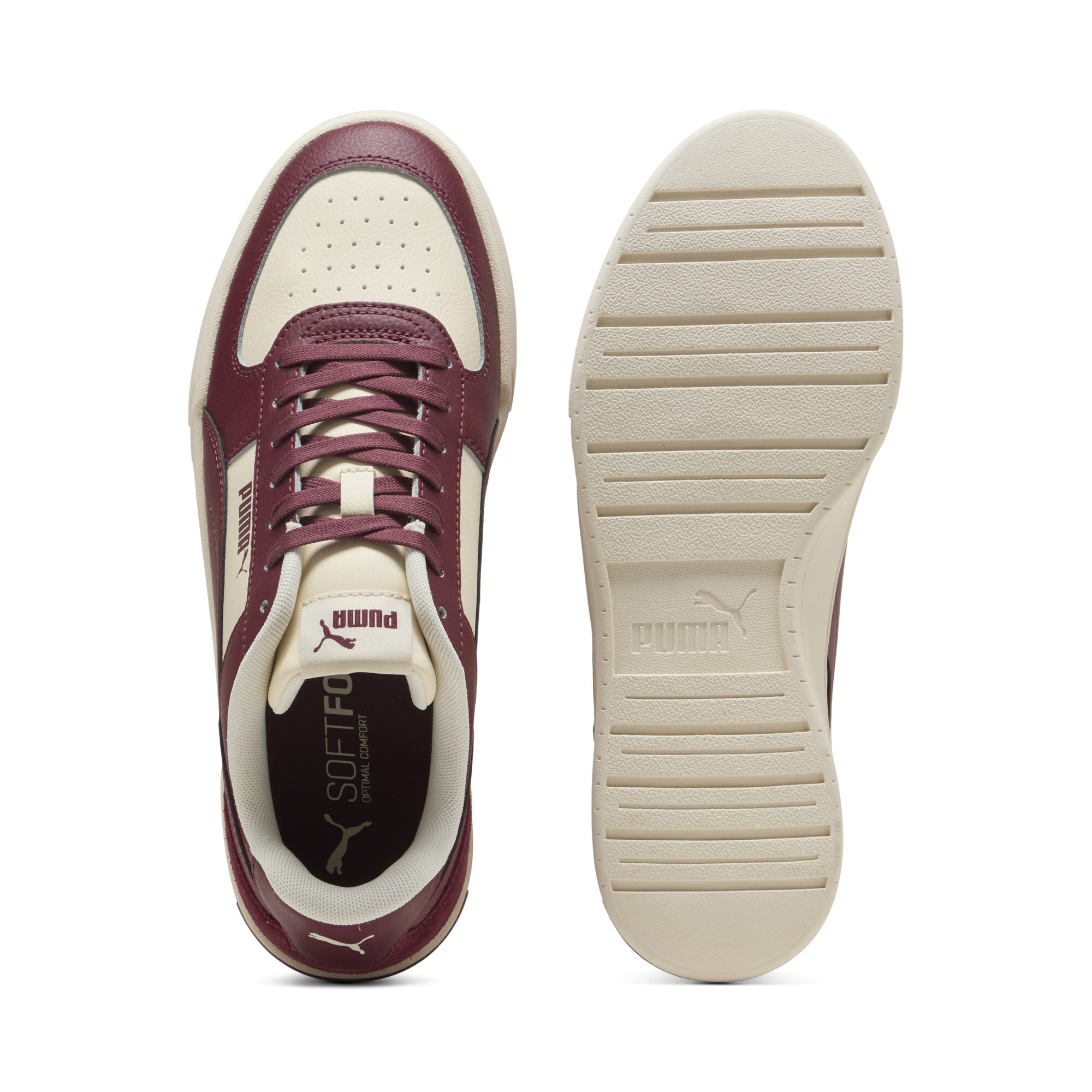 PUMA Caven Mix sneakers, Rood/Bruin, Maat 47 thumbnail 4