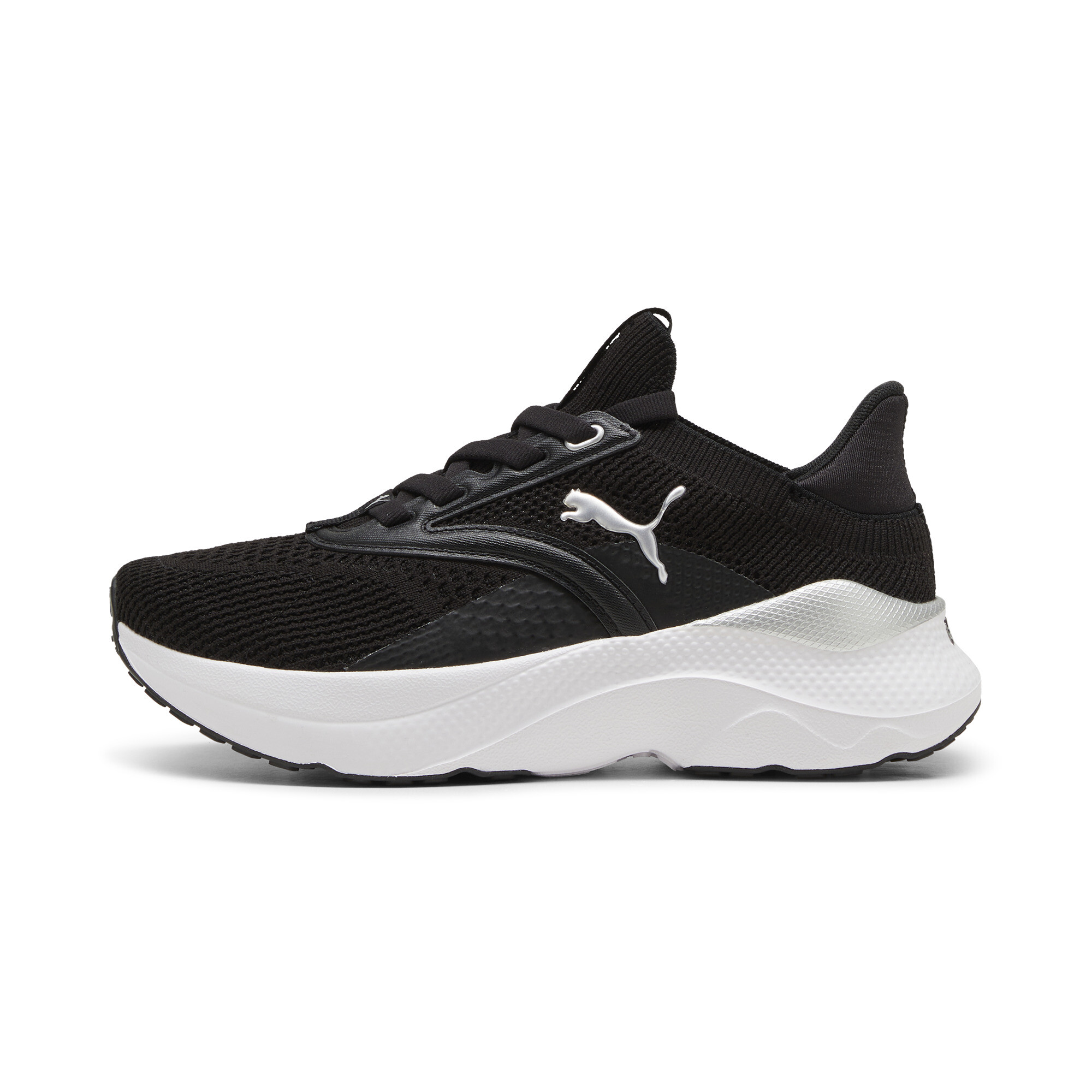 PUMA SOFTRIDE Mayve Running Big Kids' Sneakers in Black, Size 6.5