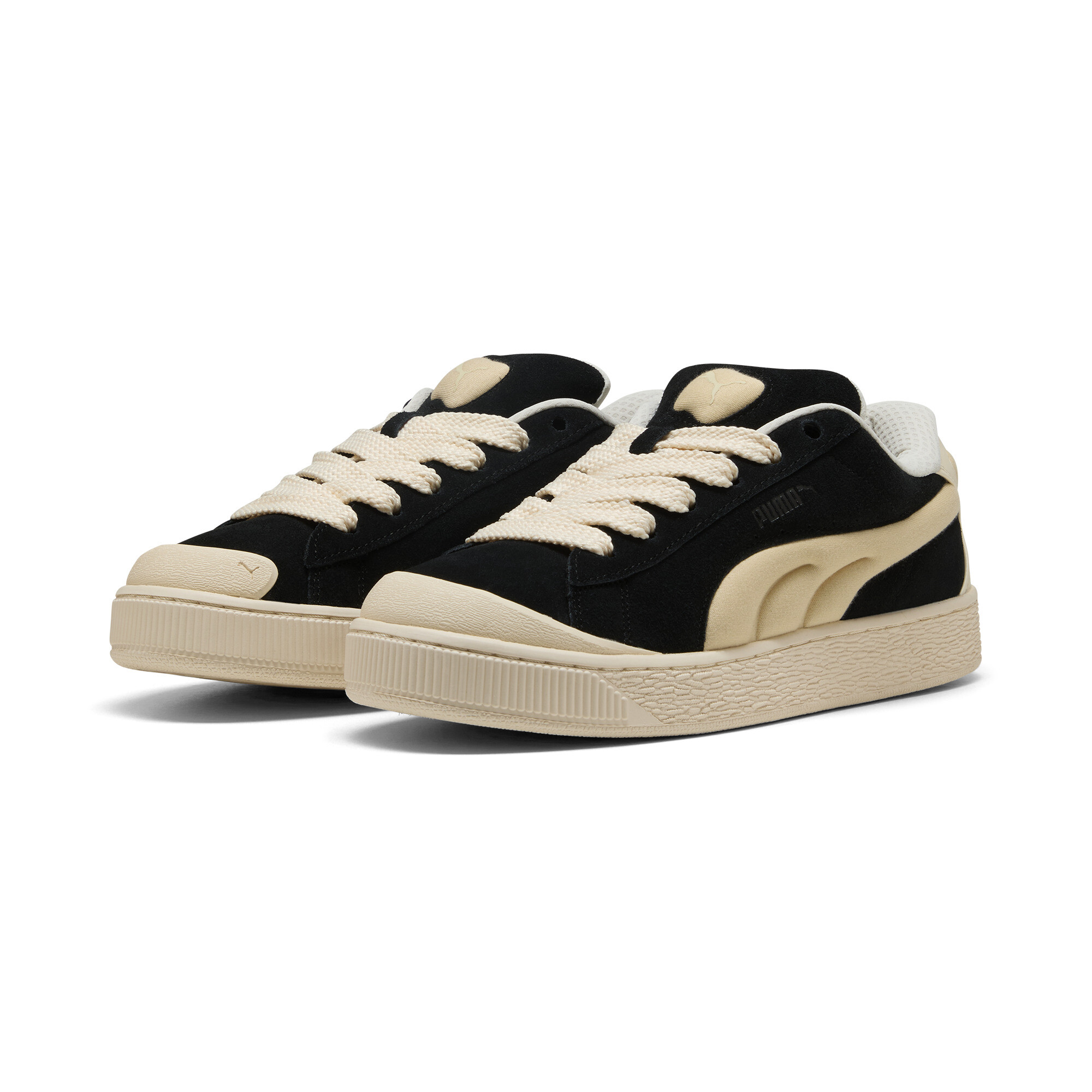 Puma Suede XL Crush Preserves Sneakers Unisex, Black, Size 43, Shoes