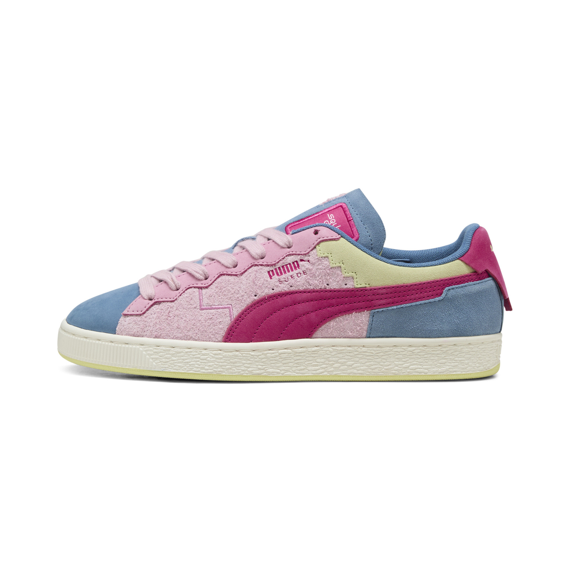 Puma x SQUID GAME Suede Sneakers Unisex Schuhe | Mit Plain | Blue Horizon/Orchid Shadow | Größe: 43