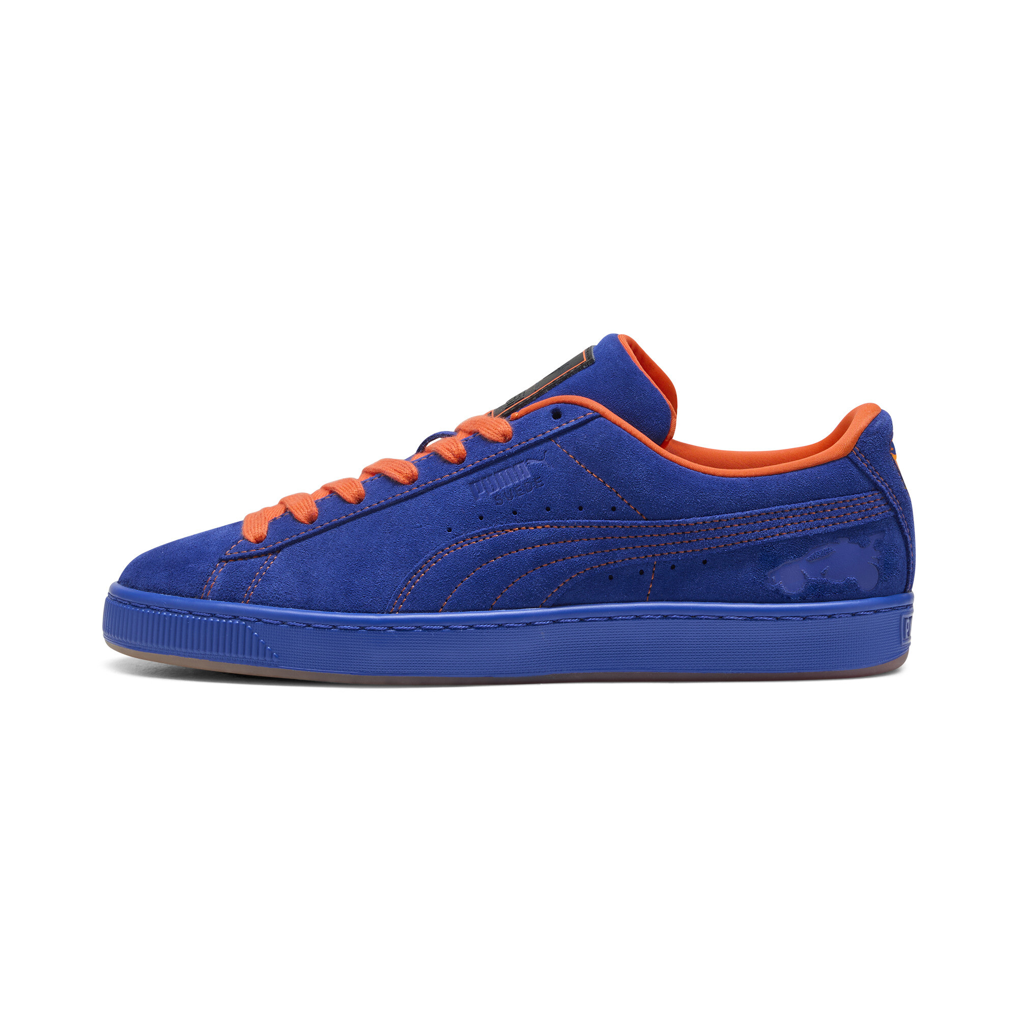 Thumbnail - Puma x ROCKET LEAGUE Suede Sneakers Schuhe | Mit Plain | Dart Blue/Rickie Orange | Größe: 42