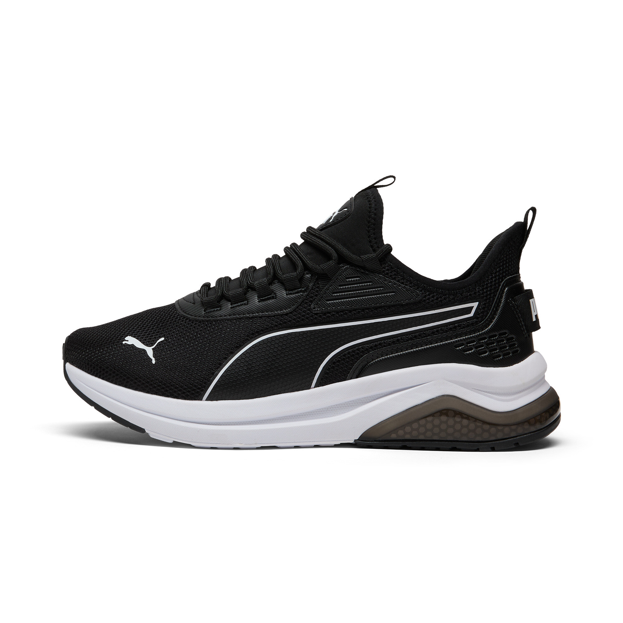Puma Amplifier Men's Wide Sneakers In Black