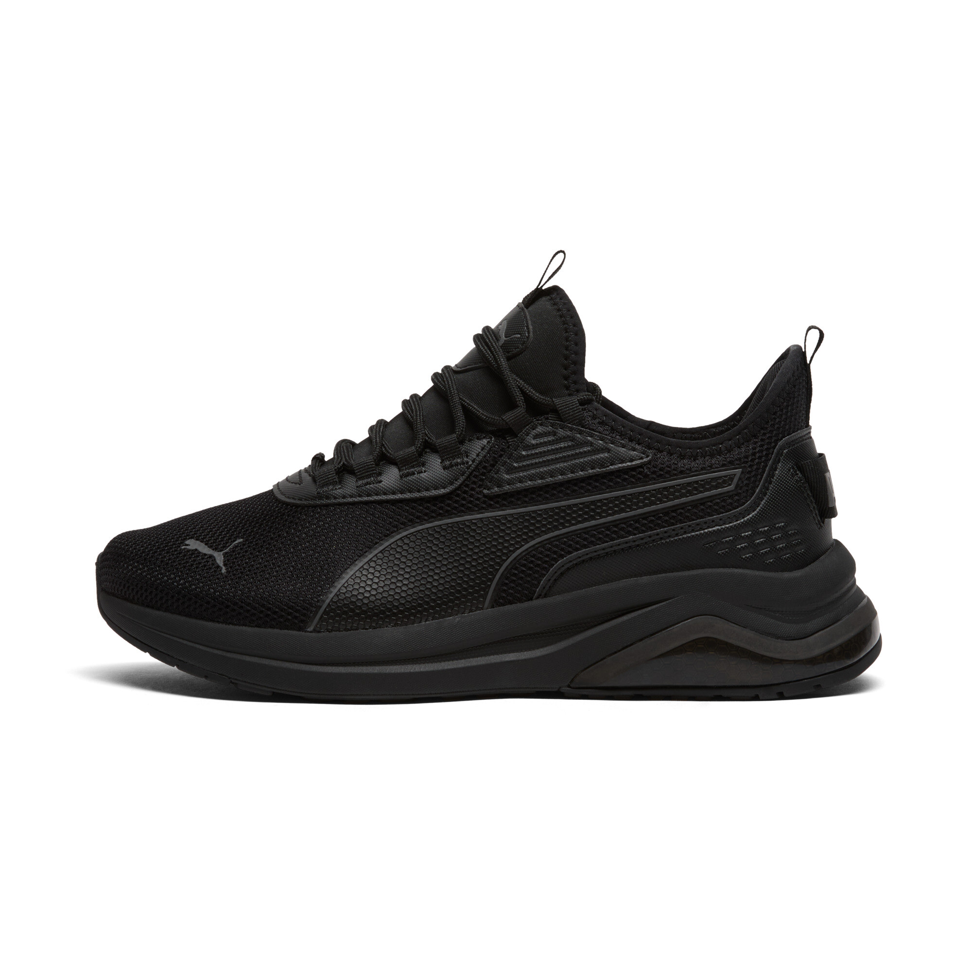 Puma Amplifier Men's Wide Sneakers In Black