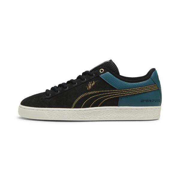 PUMA Suede USAIN BOLT Sneakers in Black/Cold Green - 399477_01