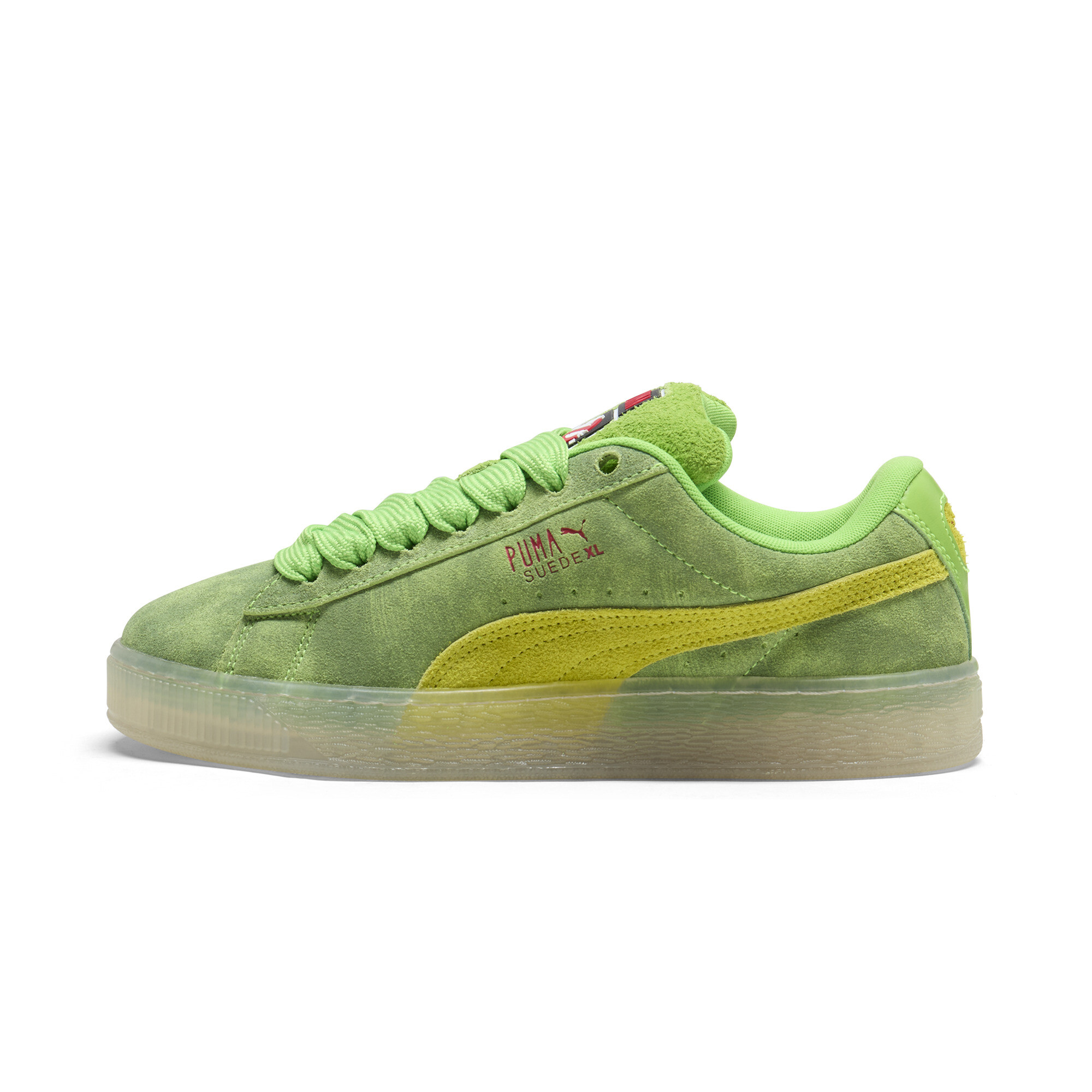 Puma Suede XL Ghostbusters Slimer Sneakers Unisex Schuhe | Mit Colorful | Green/Lime Smash/Warm White | Größe: 46