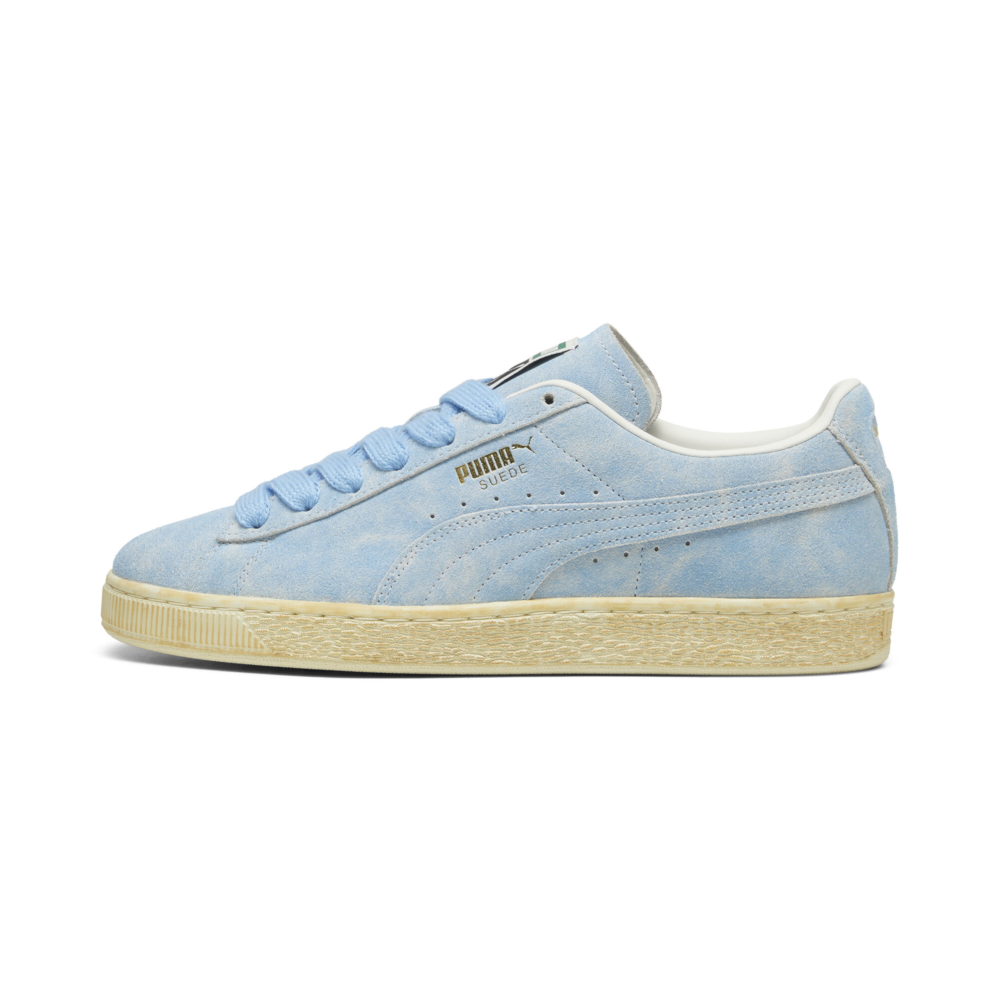 Puma Suede Faded Sneakers Unisex Schuhe | Mit Colorful | Silver Mist/Frosted Ivory | Größe: 35.5