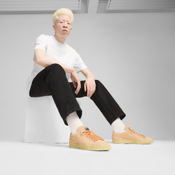 Zapatillas Suede Faded Unisex, Bright Melon-Frosted Ivory, large-ARG