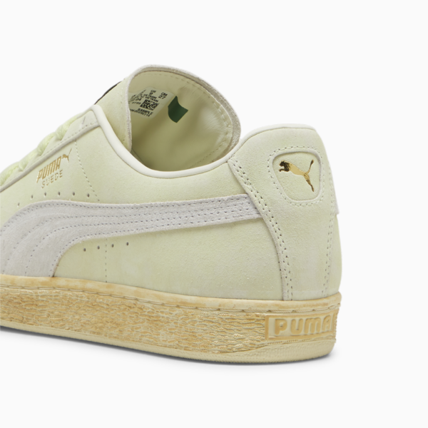 Suede Faded Sneakers Unisex, Cool Cucumber-Frosted Ivory, large-MEX