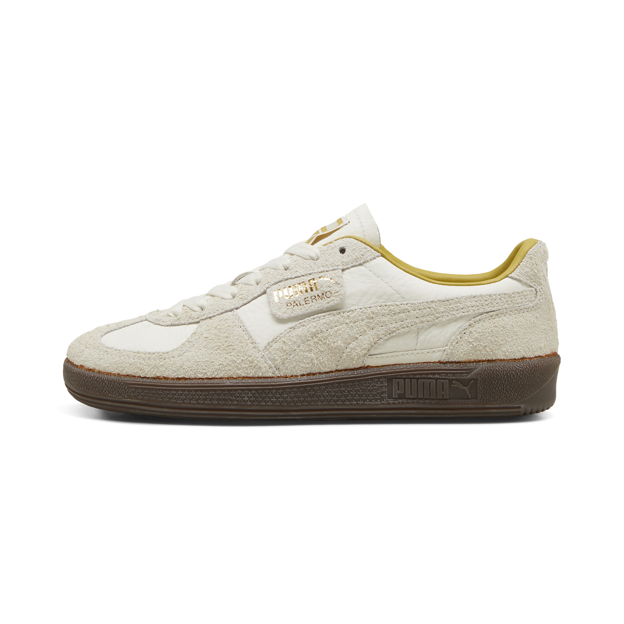 Puma Palermo The NeverWorn IV Sneakers Unisex Schuhe | Mit Plain | Frosted Ivory/Alpine Snow/Golden Fog | Größe: 37