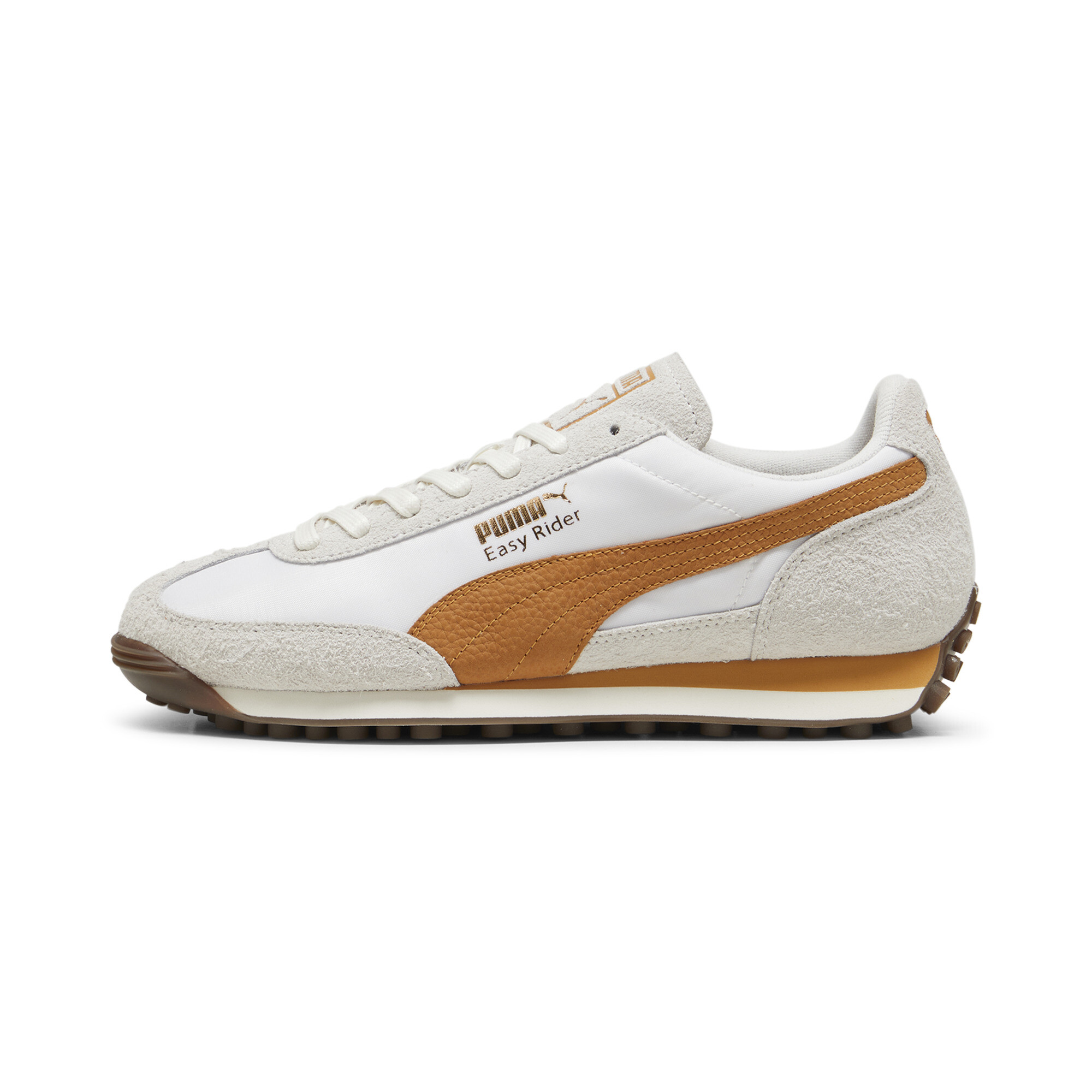 Puma Easy Rider Nylon Sneakers Unisex Schuhe | Mit Colorful | Warm White/Caramel Latte | Größe: 44.5