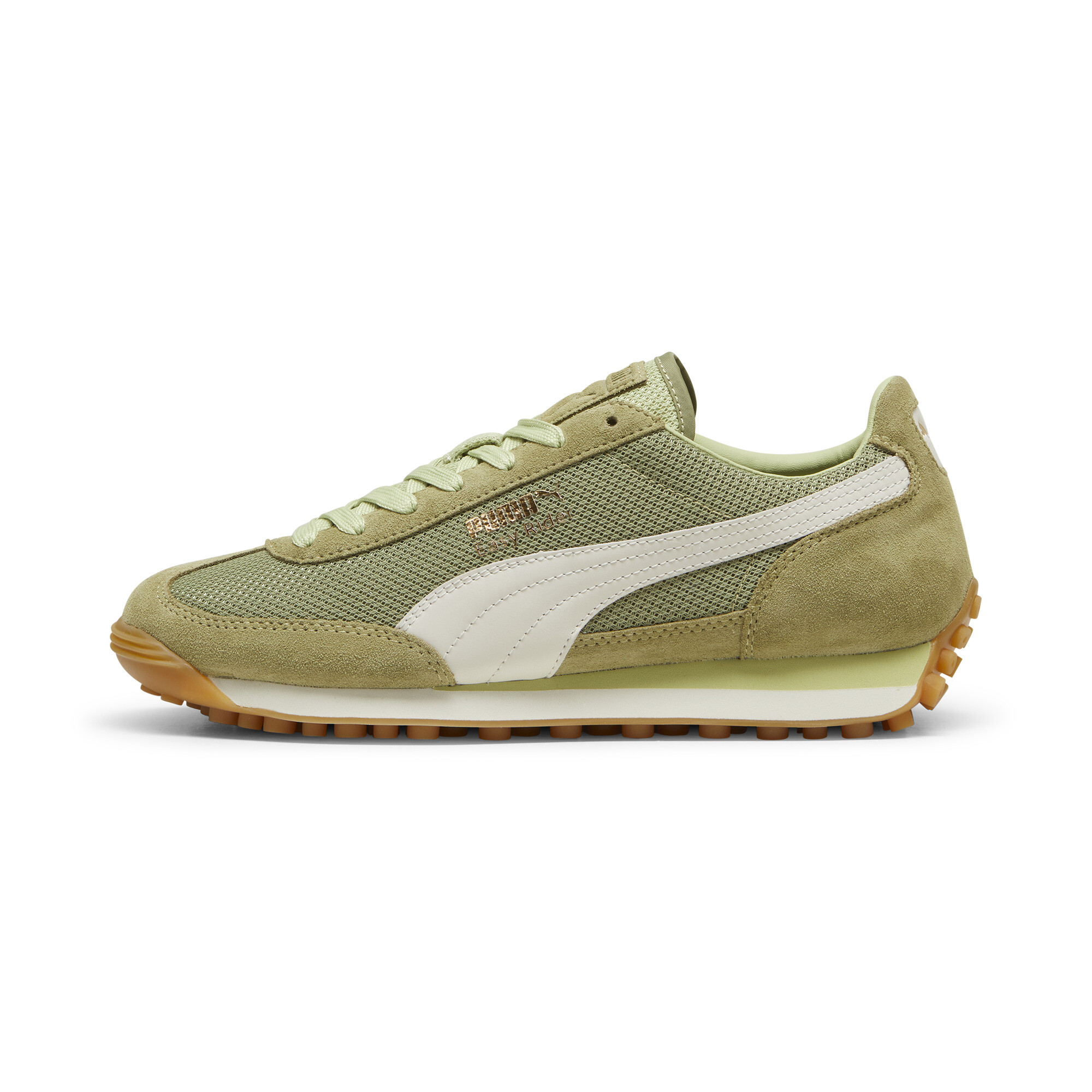 Puma Easy Rider Mesh Sneakers Unisex Schuhe | Mit Colorful | Calming Green/Frosted Ivory | Größe: 38.5