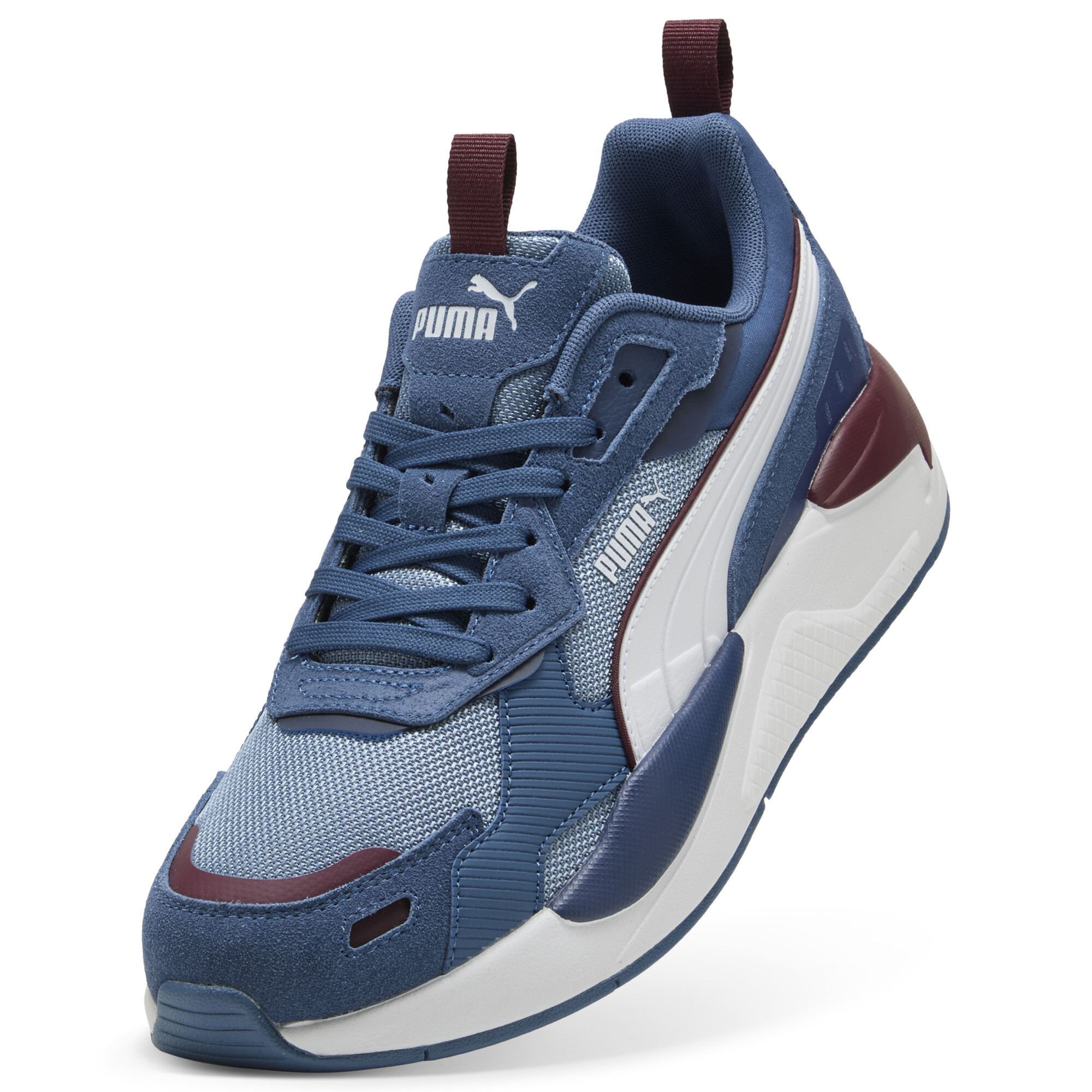 PUMA X-Ray 3 SD uniseks sneakers, Blauw/Wit, Maat 45 thumbnail 2