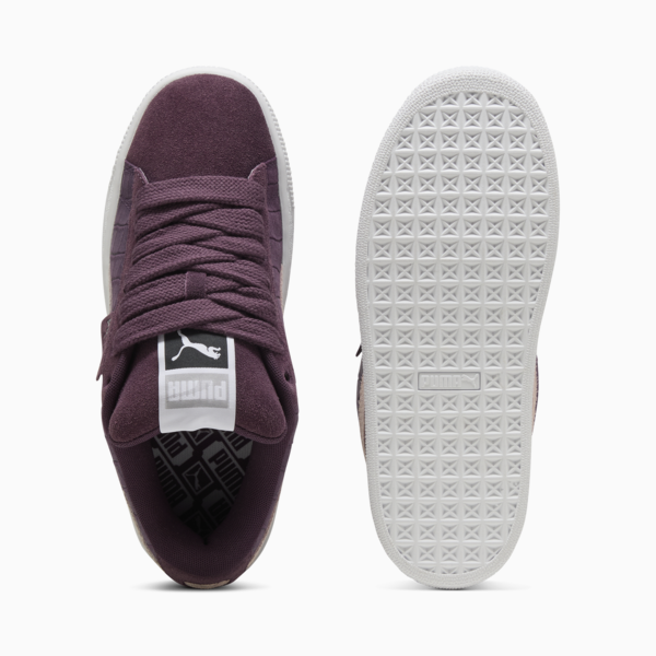 Tenis Suede XL Elevated para mujer, Midnight Plum-PUMA White, large-MEX