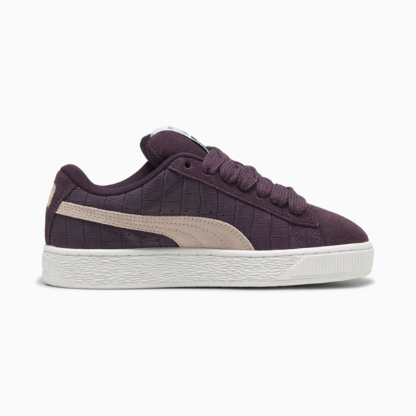 Tenis Suede XL Elevated para mujer, Midnight Plum-PUMA White, large-MEX