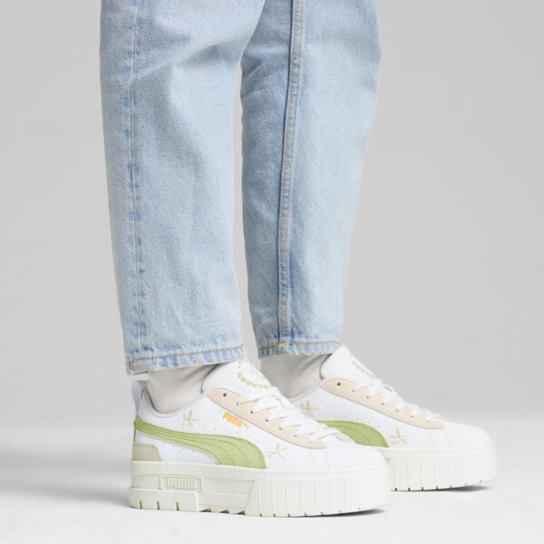 Mayze Embroidery Sneakers Women white PUMA