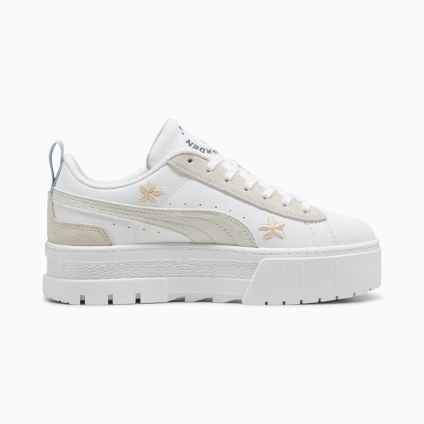 Zapatillas Mayze Embroidery Wns, PUMA White-Vapor Gray, large-ARG
