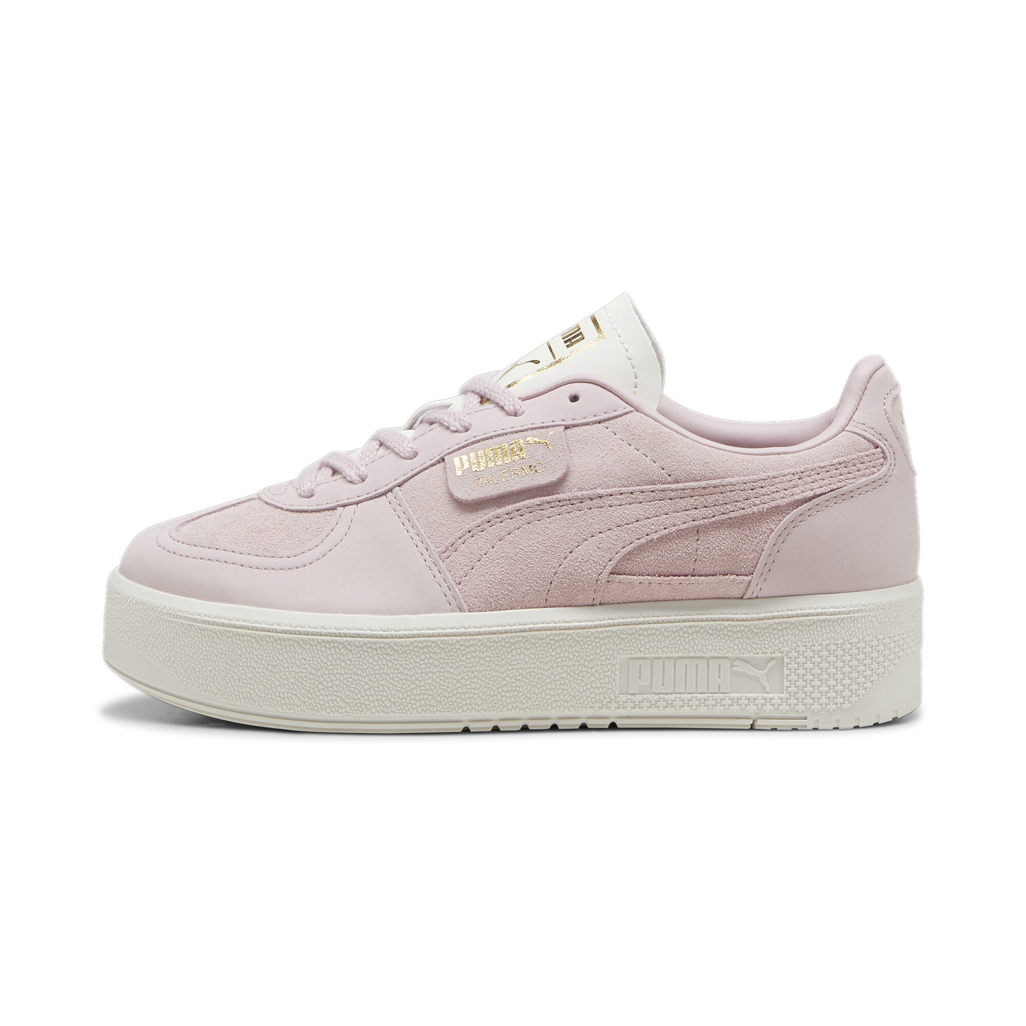 Puma Palermo Elevata Mono Sneakers Damen Schuhe | Mit Plain | Mauve Mist/Vapor Gray | Größe: 40