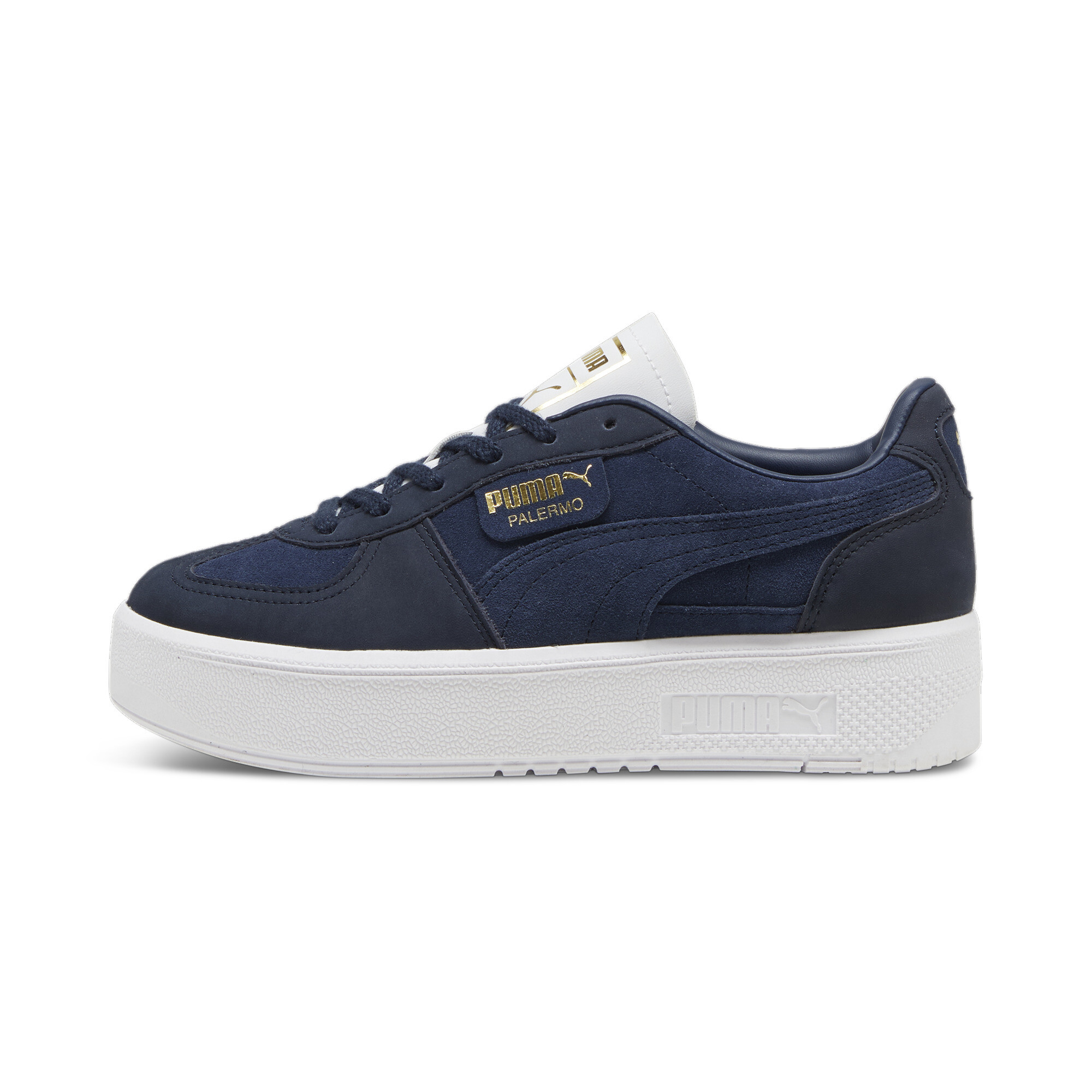 Puma Palermo Elevata Mono Sneakers Damen Schuhe | Mit Plain | Club Navy/White | Größe: 42