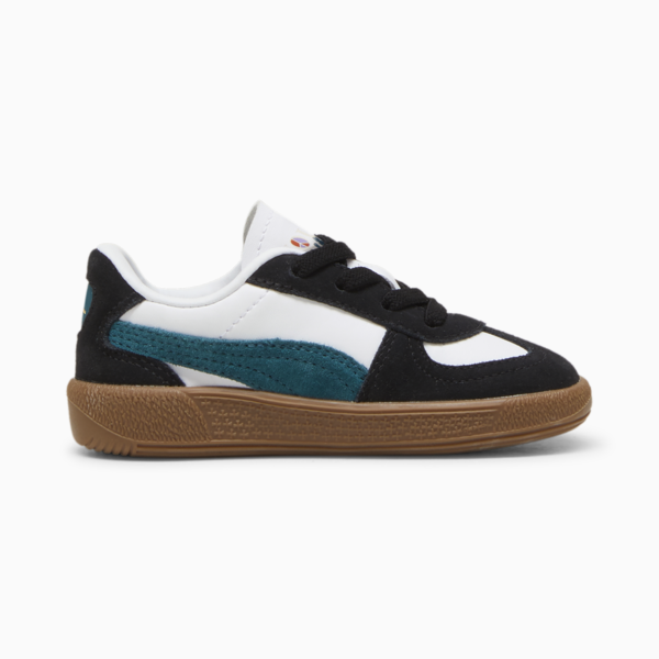 Palermo Downtown Sneakers Toddler, PUMA White-Cold Green-PUMA Black, large-ZAF