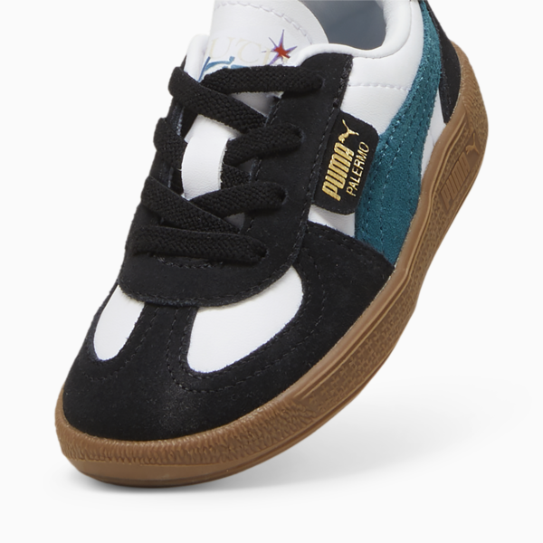 Palermo Downtown Sneakers Toddler, PUMA White-Cold Green-PUMA Black, large-ZAF