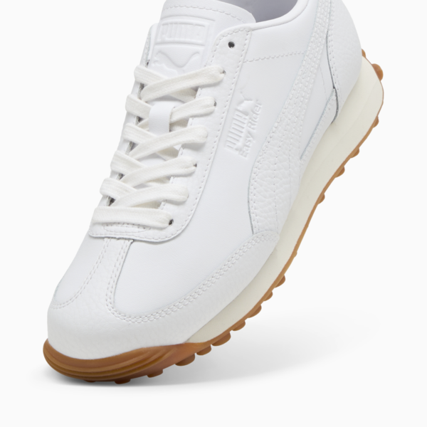 Tenis Easy Rider de piel para niños grandes, PUMA White-Frosted Ivory, large-MEX