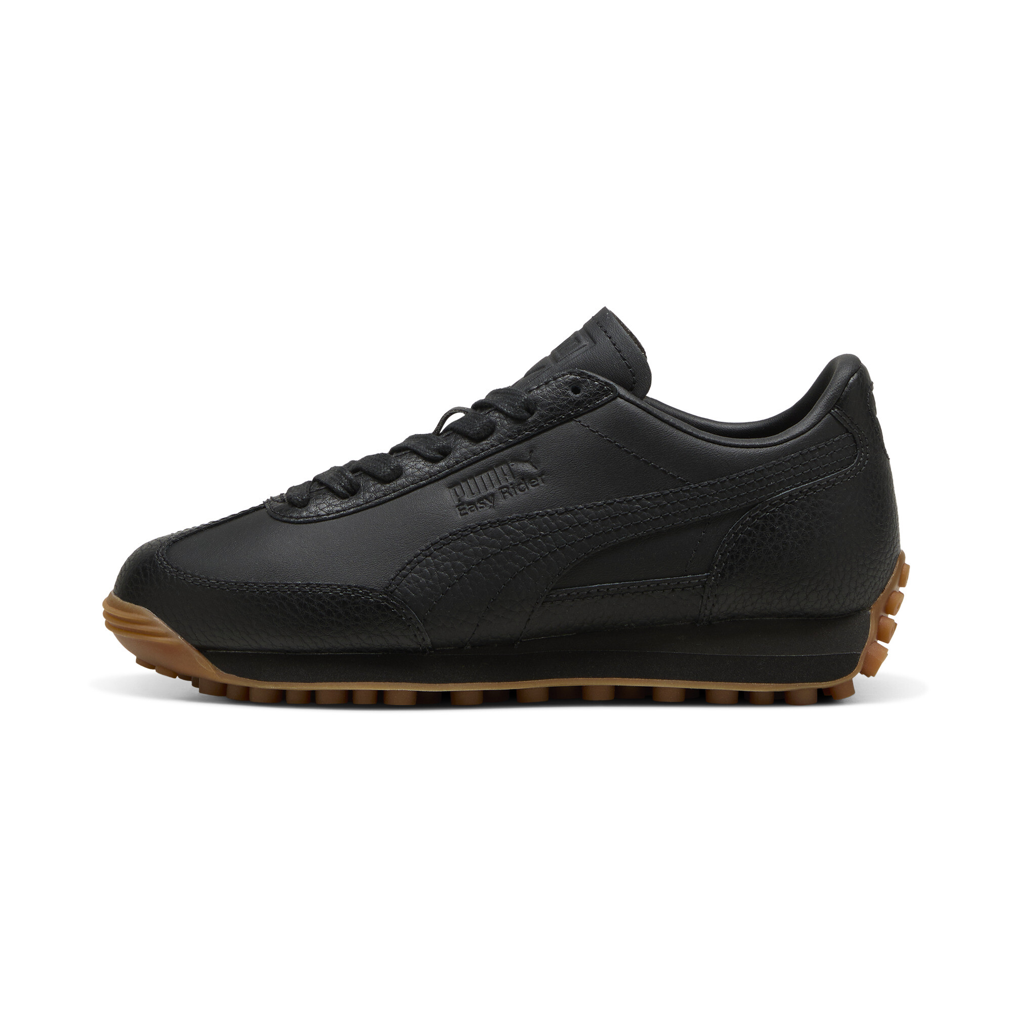 PUMA Easy Rider Leather Big Kids' Sneakers in Black, Size 5