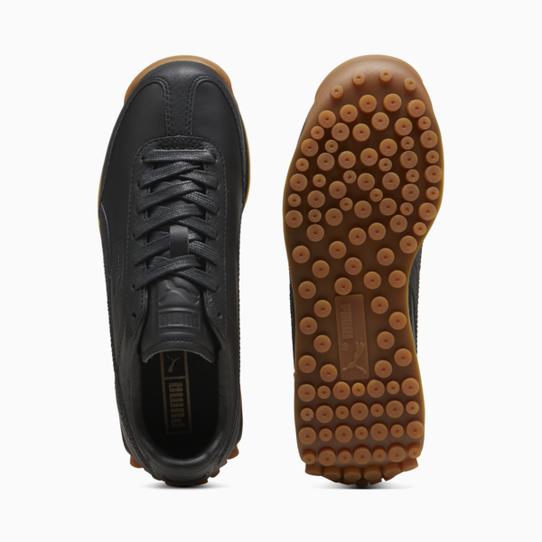Tenis Easy Rider de piel para niños grandes, PUMA Black, large-MEX