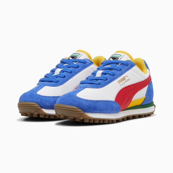Easy Rider Sneakers Kids, PUMA White-PUMA Red, large-ZAF