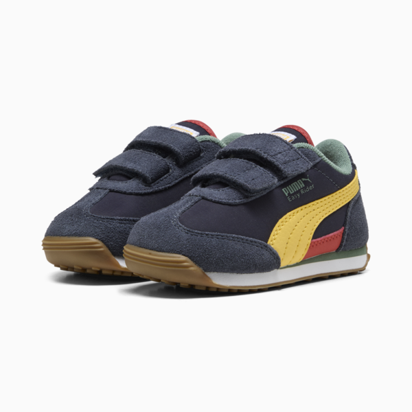 Easy Rider Sneakers Toddler, New Navy-Sunny Yellow, large-ZAF