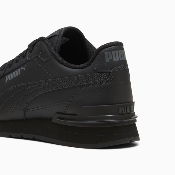 Zapatillas ST Runner v4 Cuero juvenil, PUMA Black-Shadow Gray, large-ARG