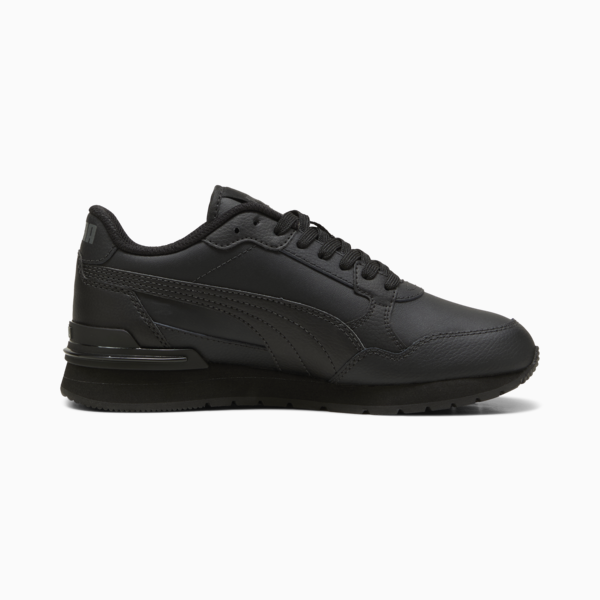 Zapatillas ST Runner v4 Cuero juvenil, PUMA Black-Shadow Gray, large-ARG