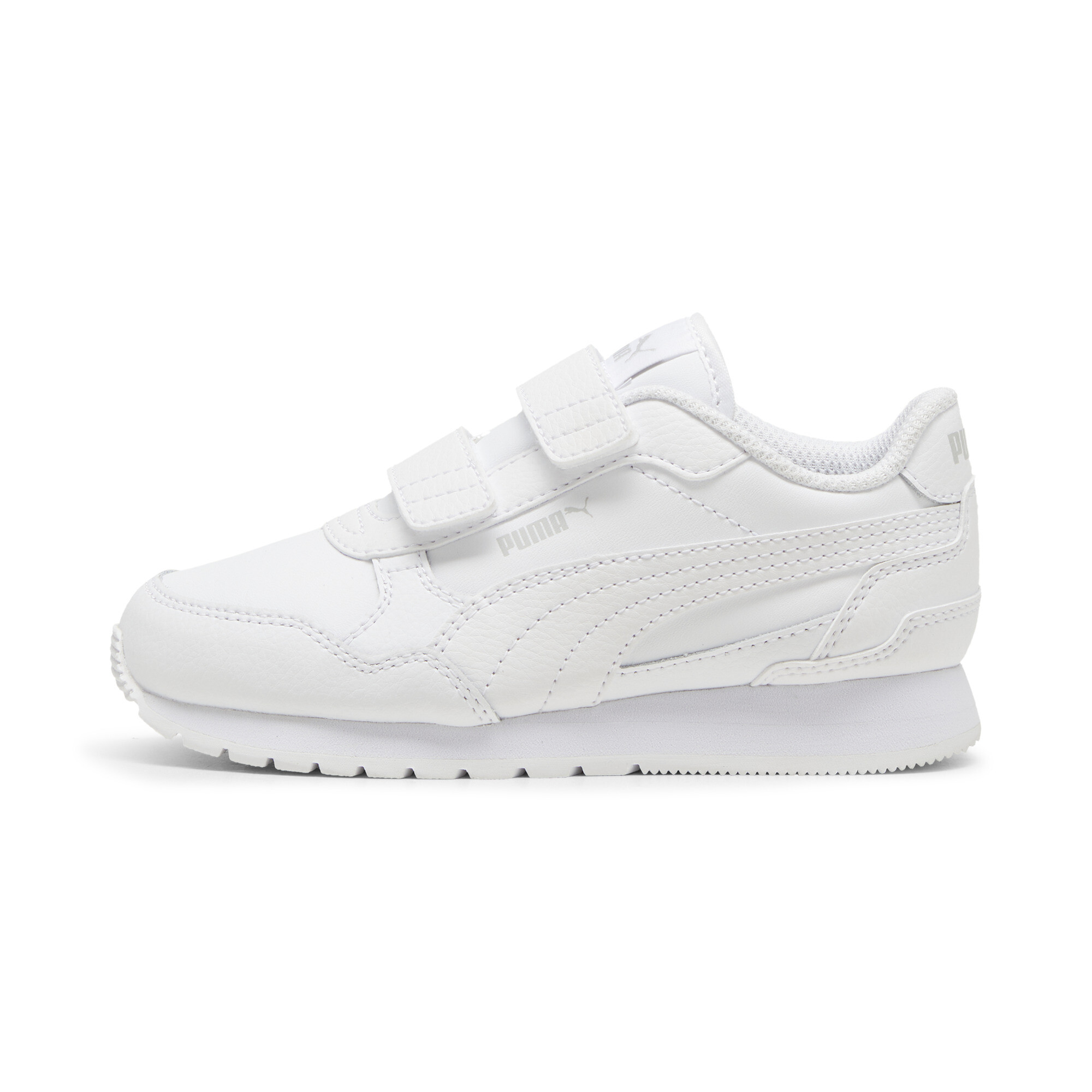 PUMA ST Runner v4 Leather Little Kids' Easy On Sneakers - Picture 11 of 15
