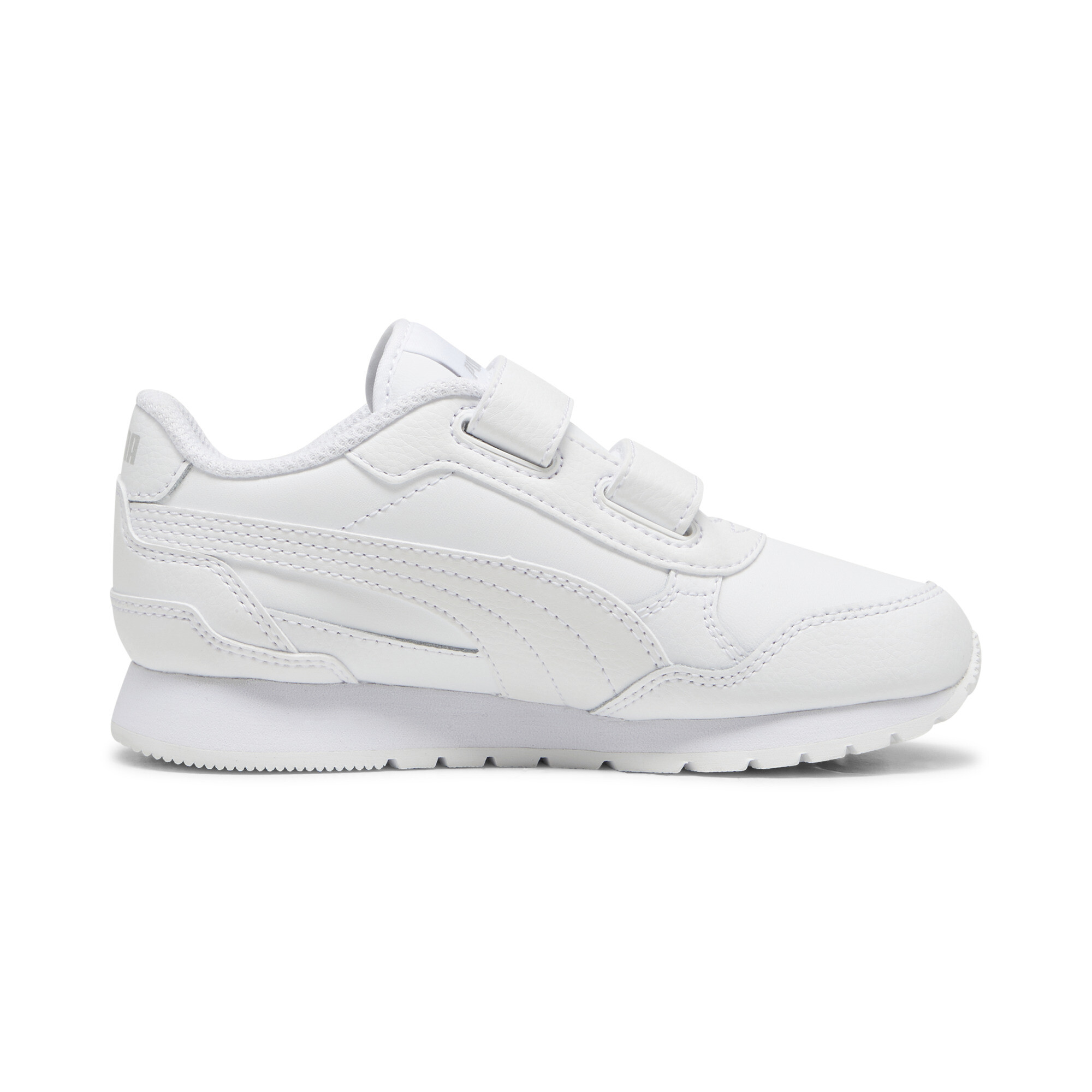PUMA ST Runner v4 Leather Little Kids' Easy On Sneakers - Picture 12 of 15