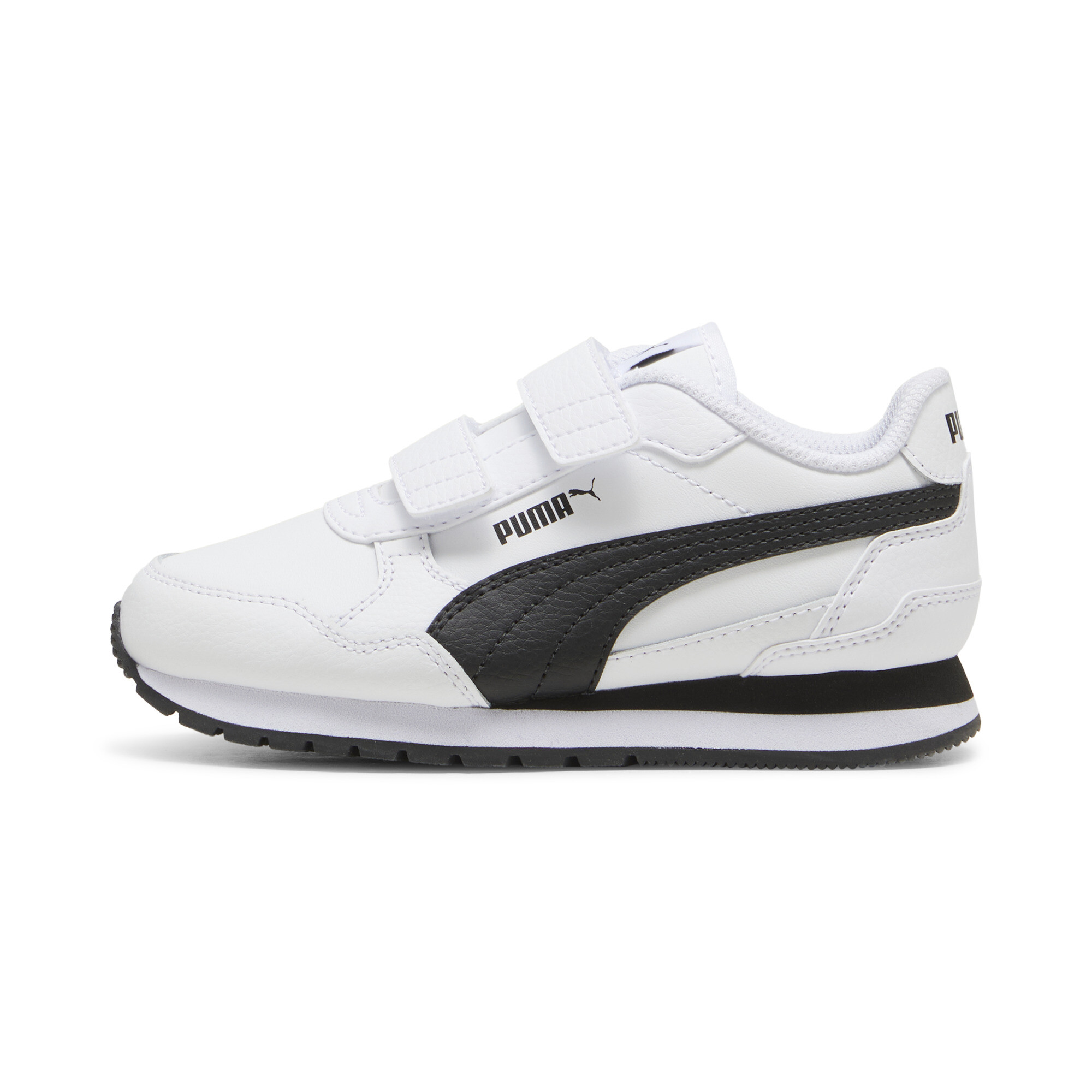 ふるさと納税 PUMA Closure Alternate Kids' Little Leather v4 Runner ST バレエ