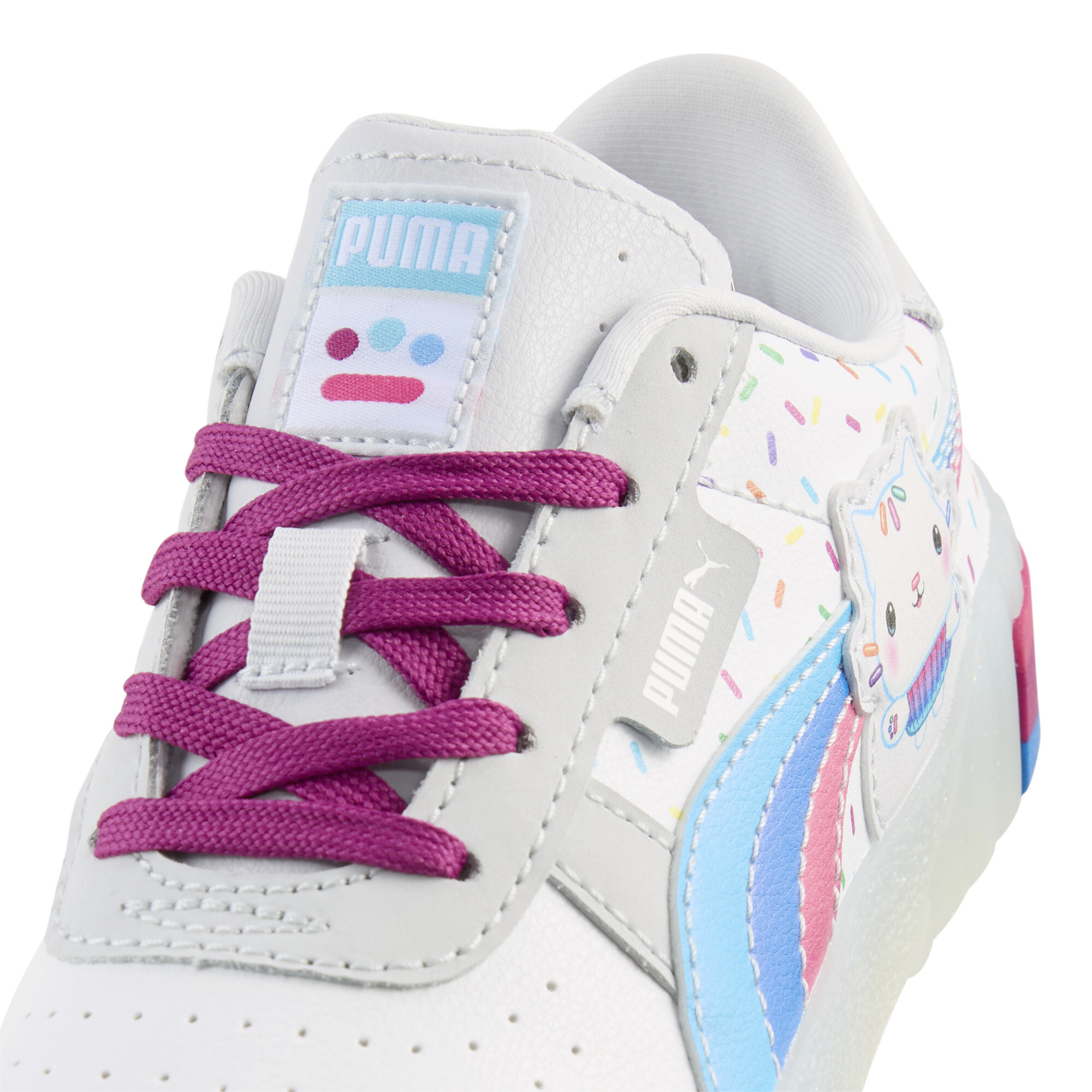 Puma X GABBY'S DOLLHOUSE Cali Sneakers Kids, White, Size 33, Shoes