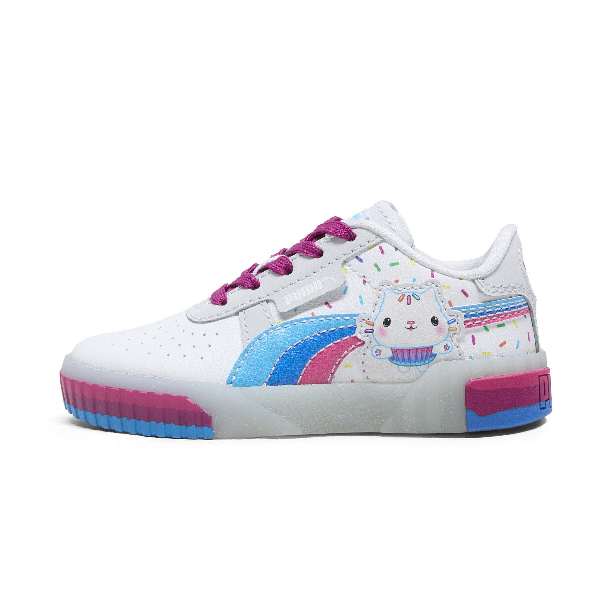 Puma X GABBY'S DOLLHOUSE Cali Sneakers Kids, White, Size 33, Shoes