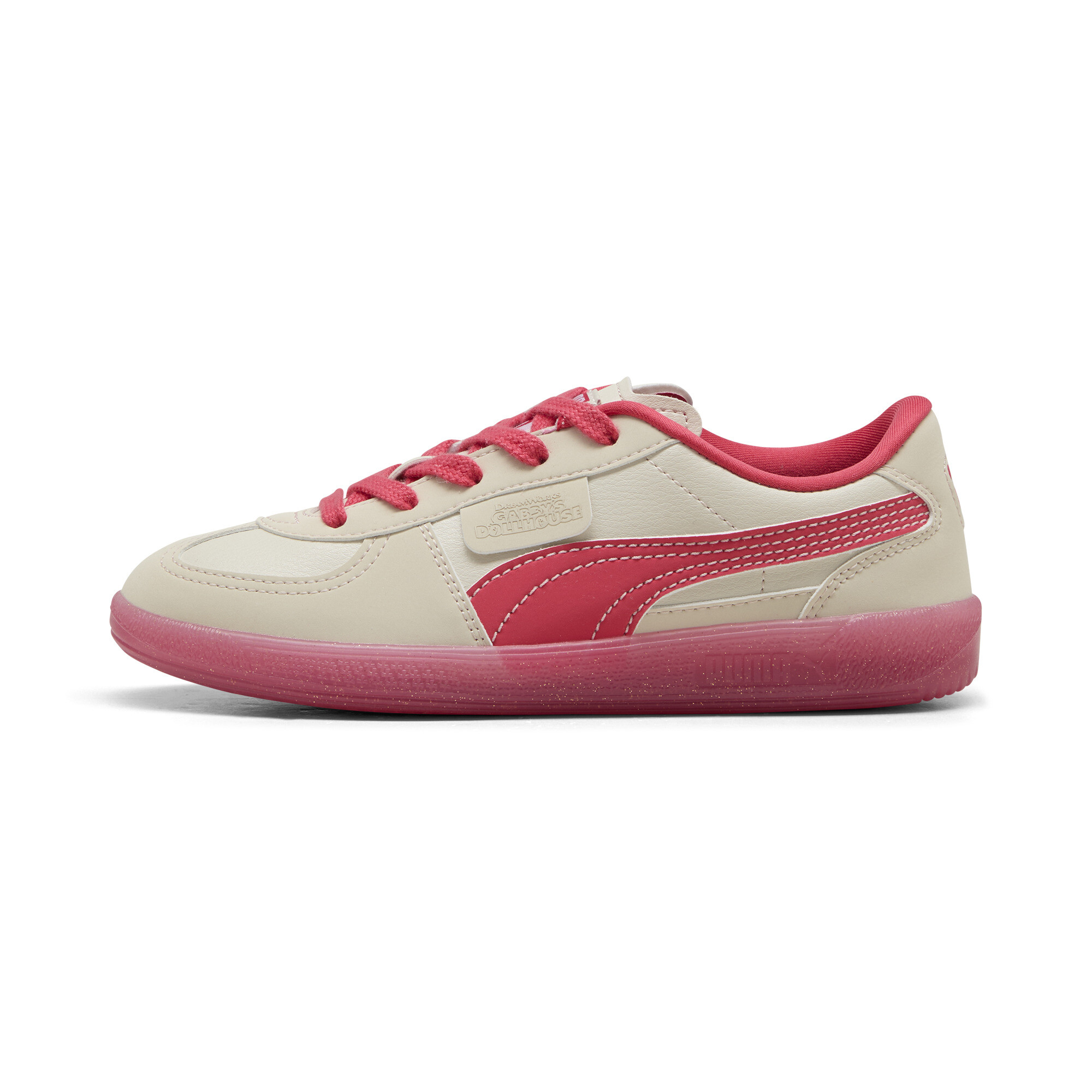 Puma x GABBY'S DOLLHOUSE Palermo Sneakers Kinder Schuhe | Alpine Snow/Tart Cherry/Desert Dust | Größe: 33