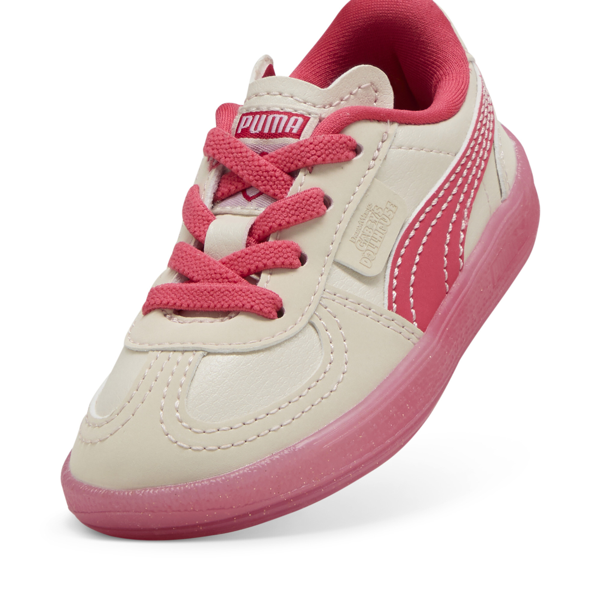 PUMA x GABBY'S DOLLHOUSE Palermo sneakers, Alpine Snow-Tart Cherry-Desert Dust